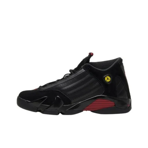 Jordan Air Jordan 14 Детские баскетбольные кроссовки MID Топ Черный/School Team Красный/Черный Школьный возраст
