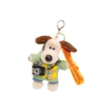 Телесный Собака + Зеленый Бархат Пальто + Камера - 15 см