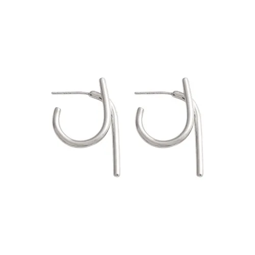 EAR PARTNER Серьги-гвоздики из серебра 925 пробы унисекс