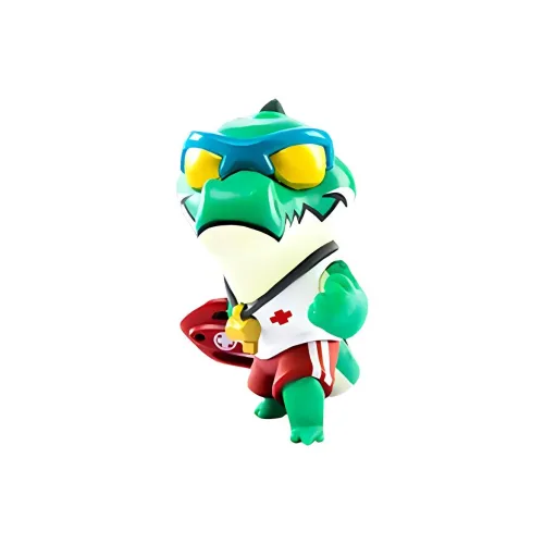 Лига Легенд Ренектон Butcher OF The Sands Лига Легенд LOL Swimming Pool Party Фигурки в стиле Chibi Ривен