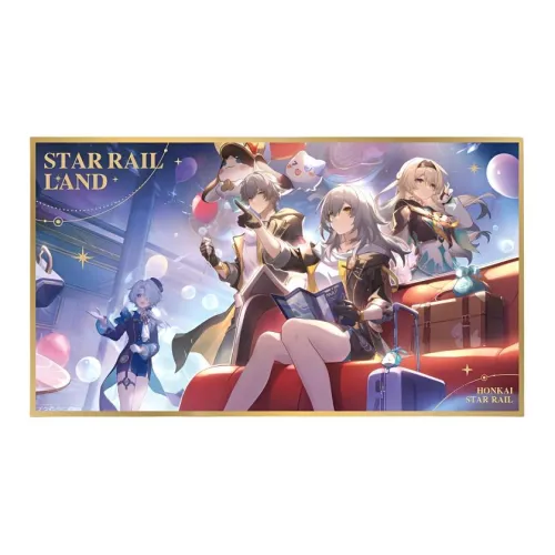 MIHOYO Honkai Star Rail Звезда Железо Land Коллекция Акриловые Арт-принты Аниме