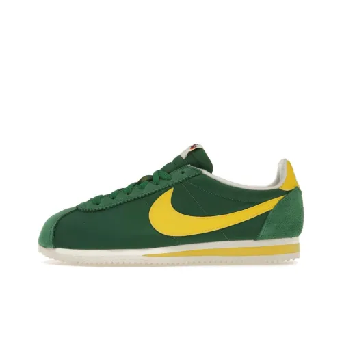 nike Classic Cortez Slip Resistant Abrasion Resistant Низкий Топ Повседневная обувь Унисекс Сосновый зеленый