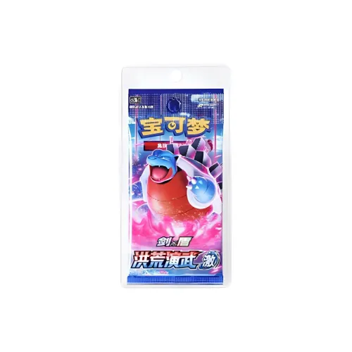 Pokemon Sword Shield PTCG Упрощенный Китайский Примордийный BATTLE Drill Intense Карты для дуэлей 5 шт Сумка 25 шт Сумка
