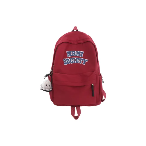 BAODIDAISHU Нейлон Рюкзак Путешественный Рюкзак Стандартный Унисекс Экрю Черный Бордовый Светло-Синий