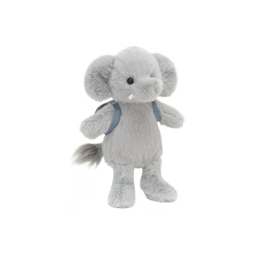 JELLYCAT Jungle Animal Collection Рюкзак Маленький Слон Кукла Плюшевая Кукла 17 см Рекомендуемая Высота в Сидячем Положении