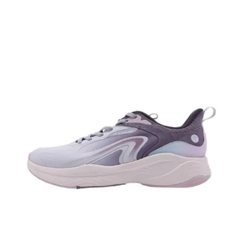 QIAODAN Slip-resistant Abrasion-resistant Low Top Casual Running Shoes Women's Purple QIAODAN Противоскользящие Износостойкие Низкие Топы Повседневные Беговые Кроссовки Женские Фиолетовые
