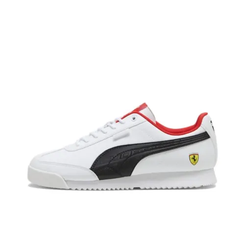 PUMA Scuderia Ferrari Low Топ Скейтборд Кроссовки Мужские Белые