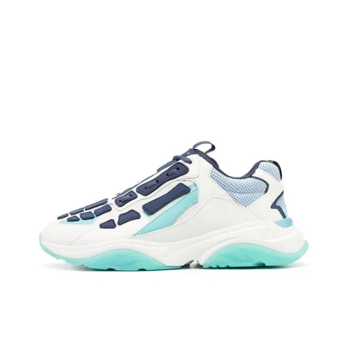 AMIRI Bone Runner Low Топ Casual Мужской Светло-Синий