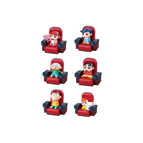 RE MENT Карандаш SHIN Chan Spring and Autumn Cinema Little Kuri Wa Little Белый Слепые коробки Полный комплект OF 6 шт