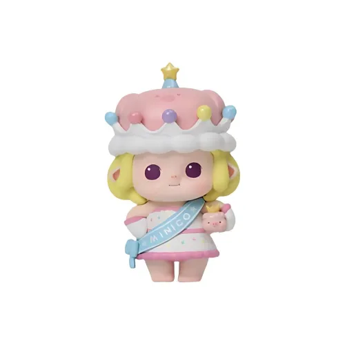 POP MART Коллаборация МиниCo Королева Свинка Прозрачный Слепой Бокс на Карточке 100%