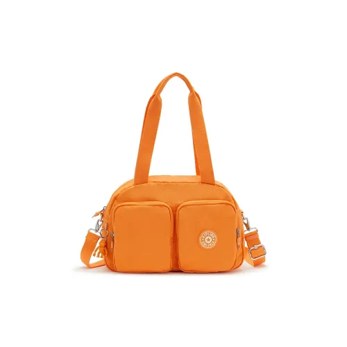 Kipling Нейлон Портативный Crossbody Сумка через плечо Средняя Унисекс Абрикос