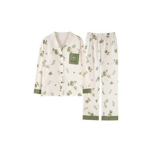 William Pajama Комплект Женский Абрикос