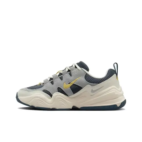 nike Tech Hera Slip Resistant Abrasion Resistant Низкий Топ Повседневная обувь Унисекс Белый Серый