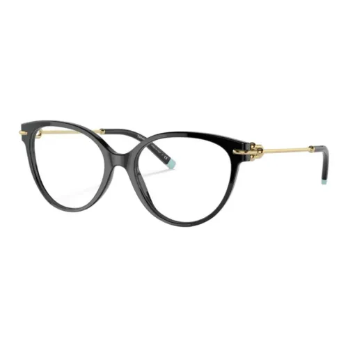 TIFFANY CO. Ацетатные оправы для очков "Кошачий глаз" Женские Черные