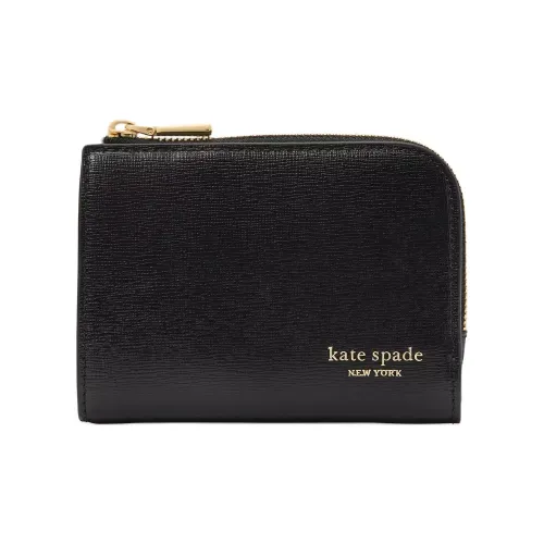 Kate Spade Saffiano кожа кошелек маленький женский черный
