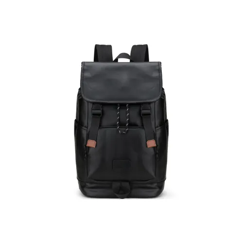 Fillove ПУ (полиуретан) Рюкзак Стандартный Унисекс Черный