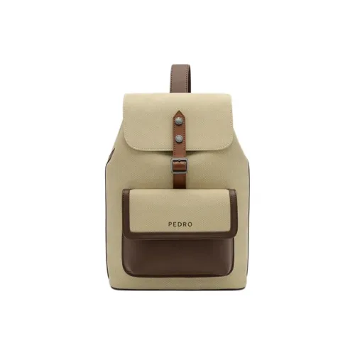 Pedro Искусственная кожа Сумка через плечо Маленькая Мужская Песочная