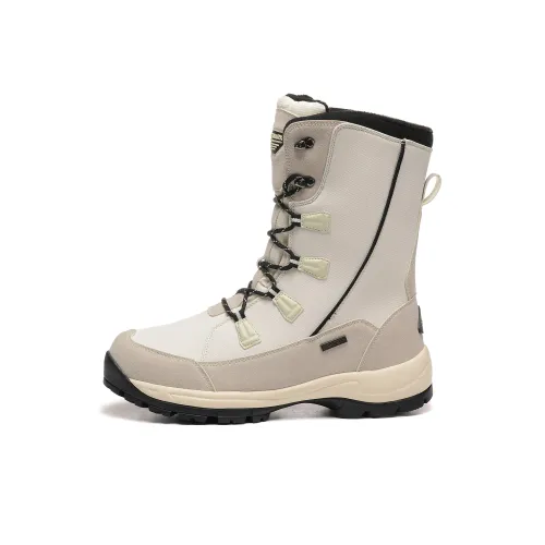 Rockmark Термический Водонепроницаемый Резиновый Crew Аутдор Унисекс Экрю Сноубутсы