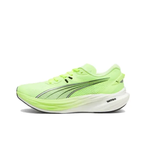PUMA Deviate NITRO 3 Беговые кроссовки Низкий Топ Зеленый Мужской