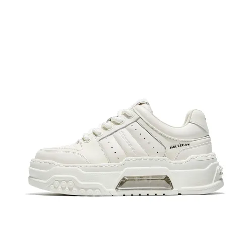 JANE HARLOW Устойчивый к истиранию Увеличивающий высоту Отскок Низкий Топ Повседневная обувь Мужская Белый