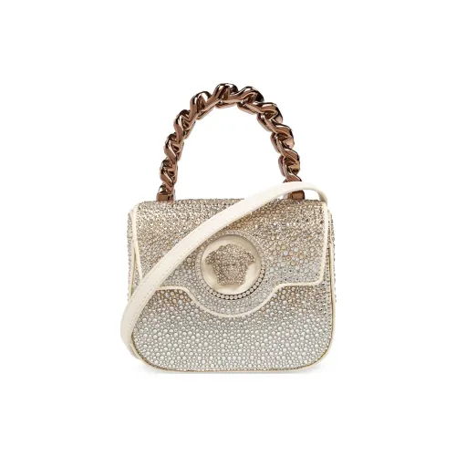 VERSACE Кристальная сумка через плечо мини-сумка женская сливовый цвет