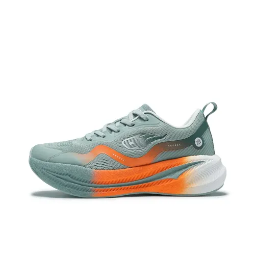 Keep Beat Slip-resistant Abrasion-resistant Low-top Athletic Shoes Running Sneakers Unisex Green Orange Перевод Keep Beat Противоскользящие Износостойкие Низкие Кроссовки для спорта Беговые Кроссовки Унисекс Зеленый Оранжевый
