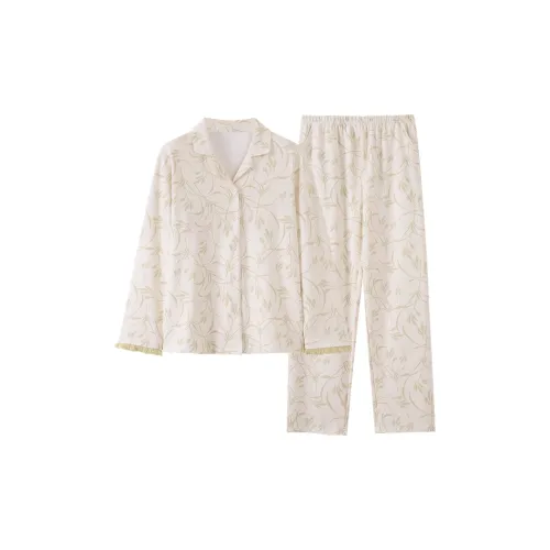 Song Qianya Пижамный комплект женский абрикосовый