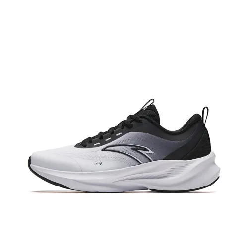ANTA Running Collection Амортизирующие противоскользящие устойчивые к истиранию низкий топ беговые кроссовки мужские белый черный