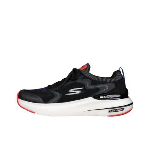Skechers Go Run Hyper Burst Low Топ Беговые кроссовки Мужской Черный