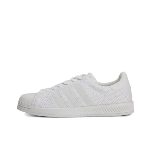 Adidas Originals Superstar Bounce Low Топ Кроссовки для скейтбординга Унисекс Белый
