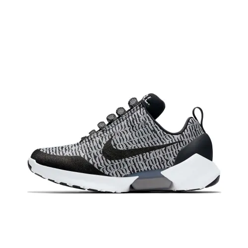 Nike Hyper Adapt Slip-Resistant Abrasion-Resistant Low Top Casual Running Shoes Men's Black Gray Найк Hyper Adapt противоскользящий устойчивый к истиранию низкий топ повседневная обувь для бега мужской черный серый