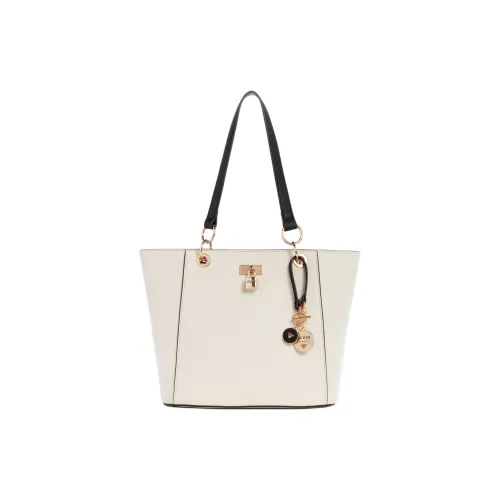 GUESS Сумка из искусственной кожи сумка для покупок женская серая и белая