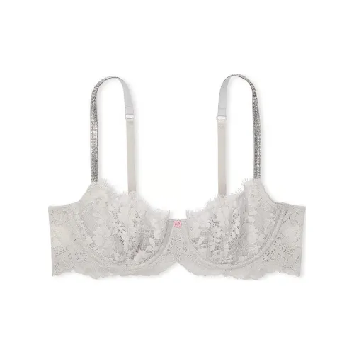 Victoria's Secret Victoria's Secret Fashion Show Series Серебряный Жемчужный Женские Бюстгальтеры