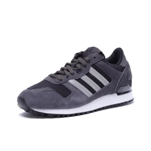 Adidas Originals ZX 700 Slip-resistant Abrasion-resistant Low Top Casual Shoes Unisex Black Purple Adidas Originals ZX 700 Противоскользящий Устойчивый к истиранию Низкий Топ Повседневная Обувь Унисекс Черный Фиолетовый