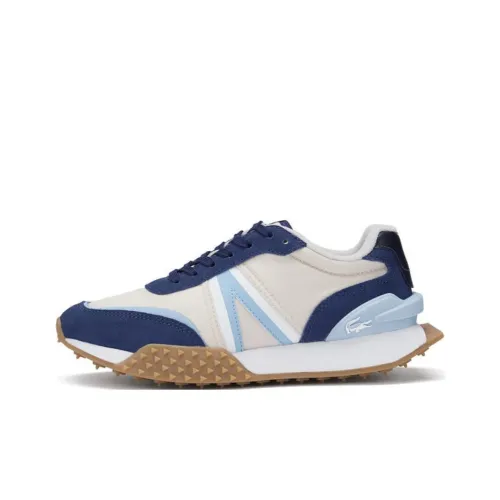 LACOSTE Collaboration Низкий Топ Casual Женский Экрю Темно-Синий