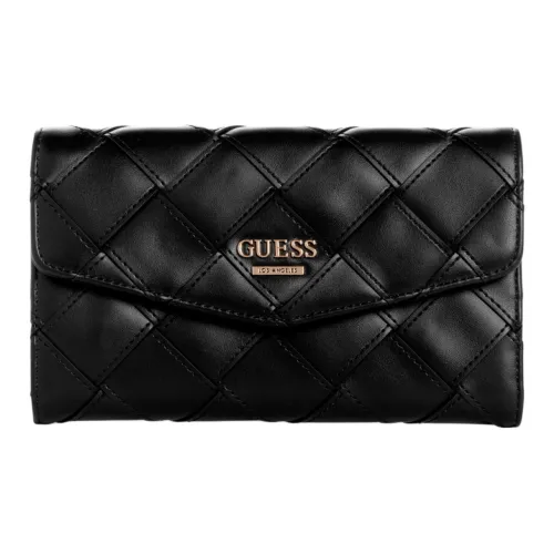 GUESS Клатч и Кошелек из искусственной кожи женский черный