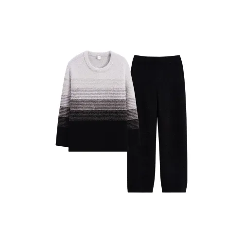 Sha Qian Пижамный комплект мужской черный