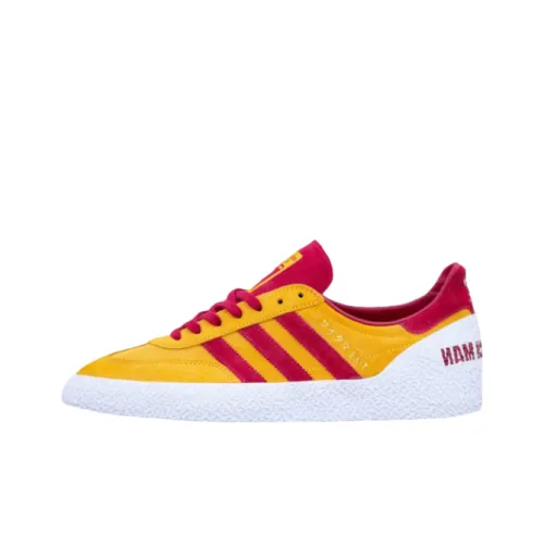 Adidas Originals Montreal 76 Slip-Resistant Abrasion-Resistant Low Top Skateboard Shoes Men's Yellow Adidas Originals Montreal 76 Противоскользящие устойчивые к истиранию низкие топовые скейтбордические кроссовки мужские желтые