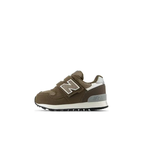 New Balance NB 313 Устойчивые к истиранию амортизаторы Низкий топ Обувь для малышей Коричневый Новорожденный и малыш