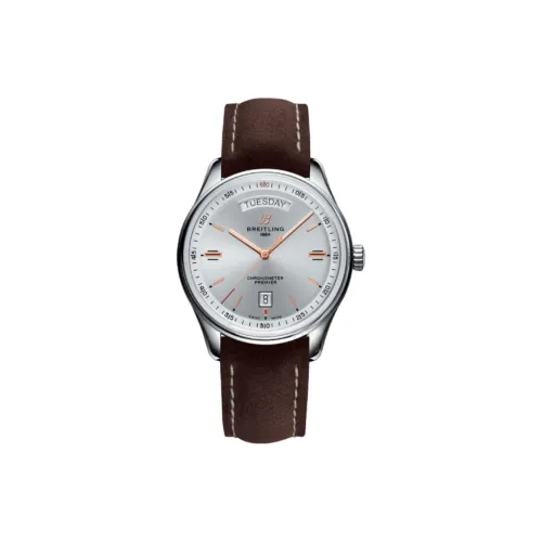 BREITLING Автоматический Механический Часы Мужские 40 мм Серебряные