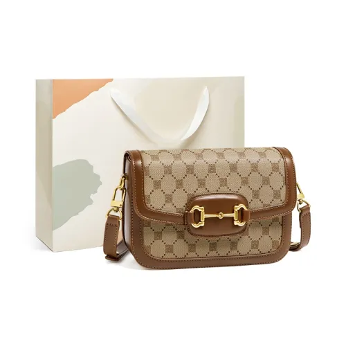 15 MINS ПВХ Маленькая Квадратная Сумка Tofu Сумка Сумка через плечо Стандартная Женская Кофейная