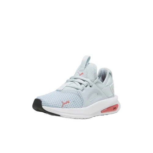 PUMA SOFT ENZO EVO PS Детская беговая обувь Низкий топ Морозно-синий/Белый Kids