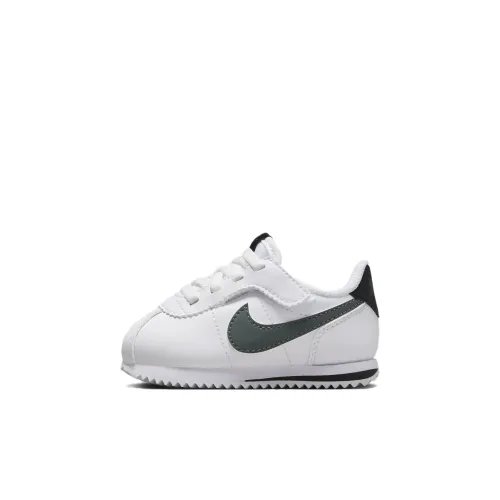Nike Cortez EasyOn Устойчивый к истиранию Низкий Топ КIDS Лайфстайл Обувь Белый Для младенцев и малышей