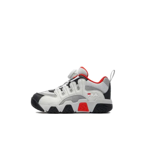 FILA KIDS BOA Slip-resistant Abrasion-resistant Low Top Детские баскетбольные кроссовки Серый для детей 3-7 лет