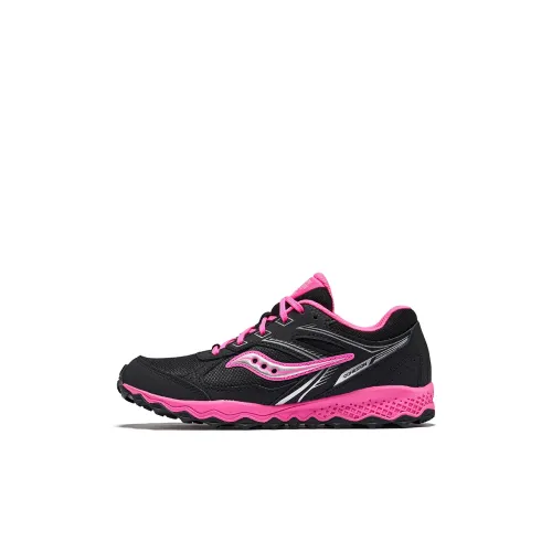 Saucony Cohesion TR Cohesion 14 Детские беговые кроссовки Низкий топ Черный Розовый Kids