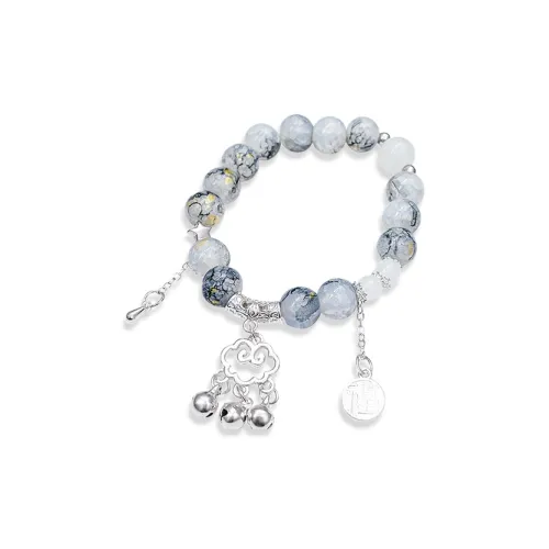 WANLIACC Сплав Благоприятные облака Peace Замковый браслет Женские