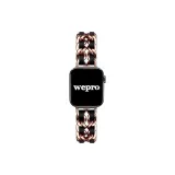 Розово-золотой + Черная кожа