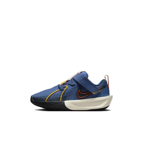 Nike G.T. Cut 3 Slip-Resistant Abrasion-Resistant Low Top Детские баскетбольные кроссовки Blue для детей 3-7 лет