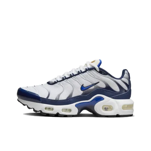 Nike Air Max Plus Low Top Детская беговая обувь Белый Синий Подростки