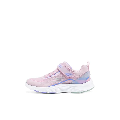 Skechers Kids Slip-Resistant Низкий Топ Детская Беговая Обувь Розовая Детская